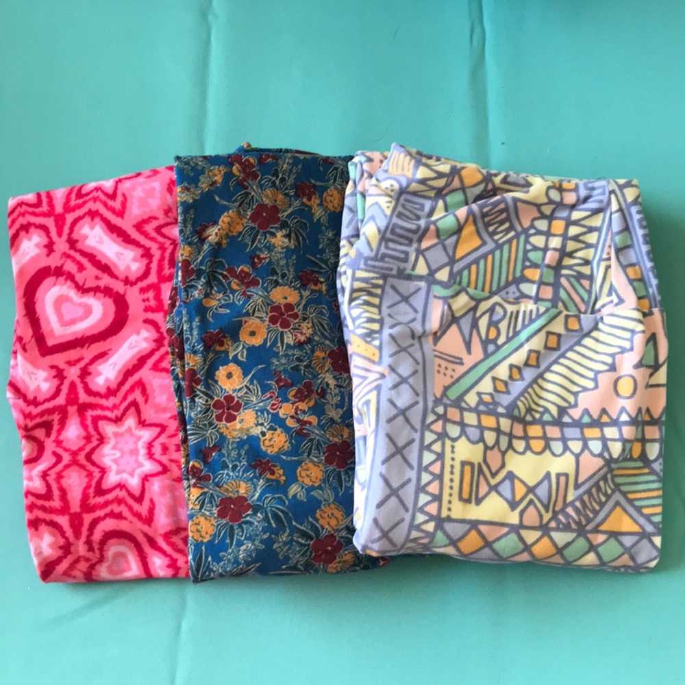NWOT! Lula Roe Leggings OS Set#24